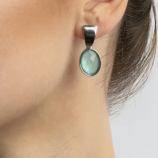 Серьги Possebon madre azul A9163.20 BL/S