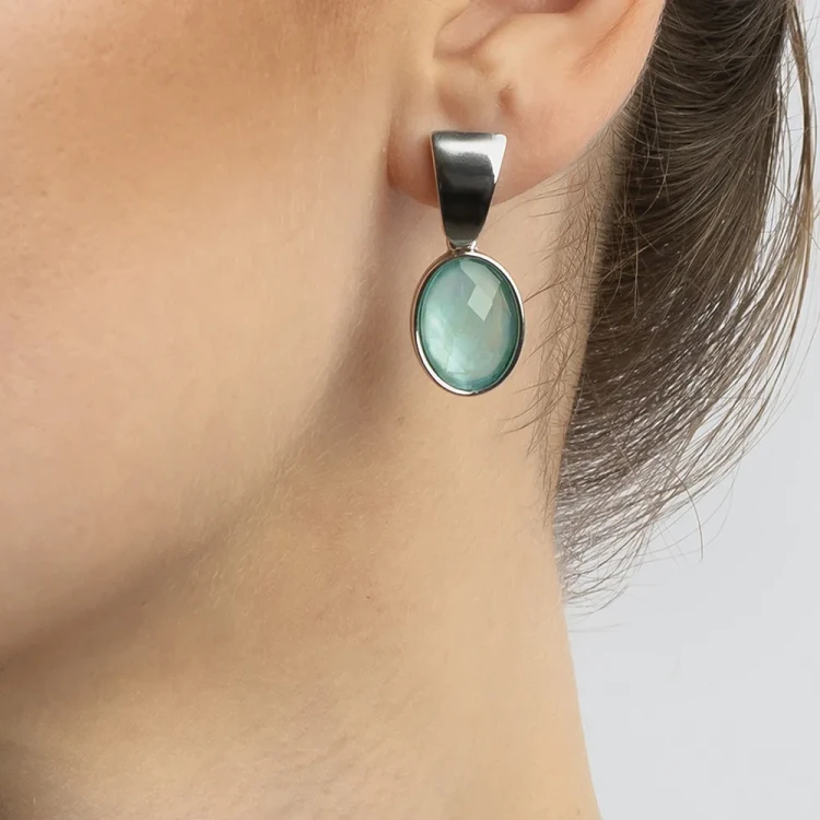 Серьги Possebon madre azul A9163.20 BL/S