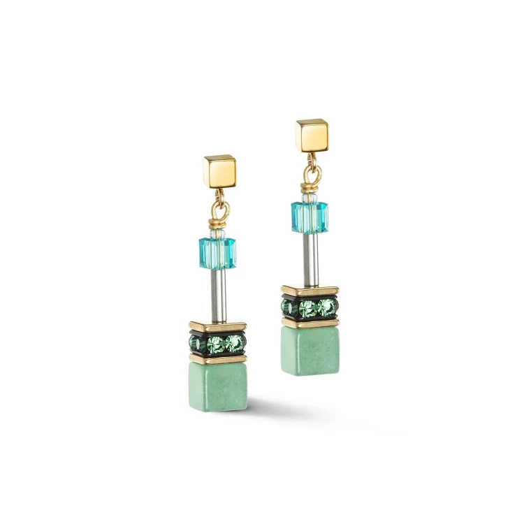 Пусеты Coeur de Lion Green-Turquoise 4905/21-0506