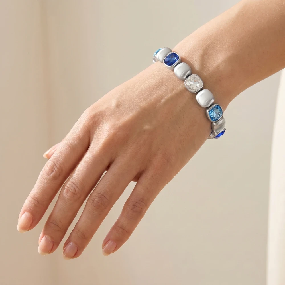 Браслет Cristal, Light blue, Blue CG201022H-006 S Fiore Luna