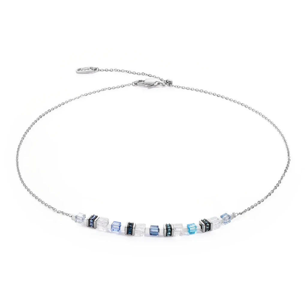 Колье Coeur de Lion Blue-Silver 5076/10-0717