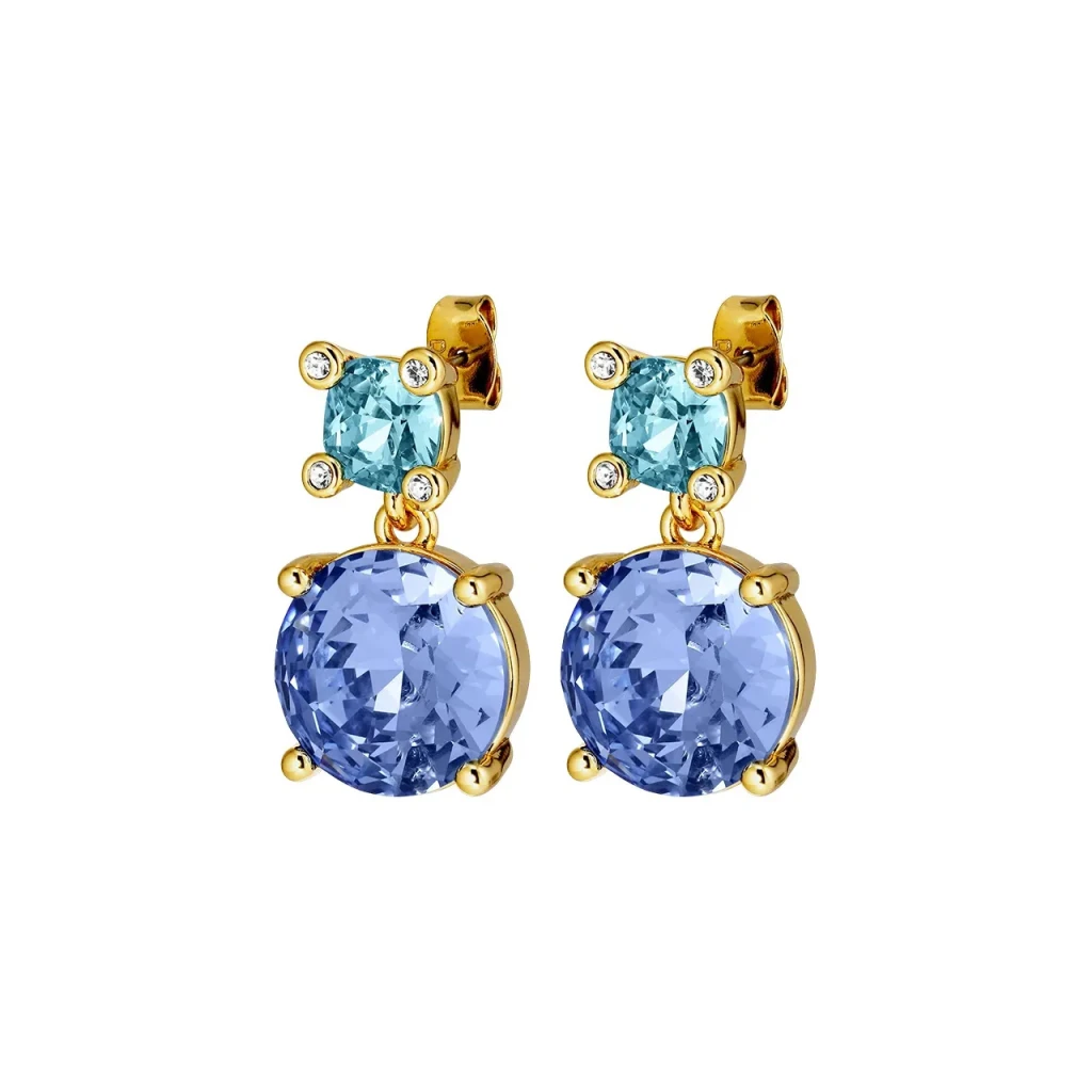 Серьги Dyrberg Kern NICOLA SG LIGHT BLUE / AQUA 440010