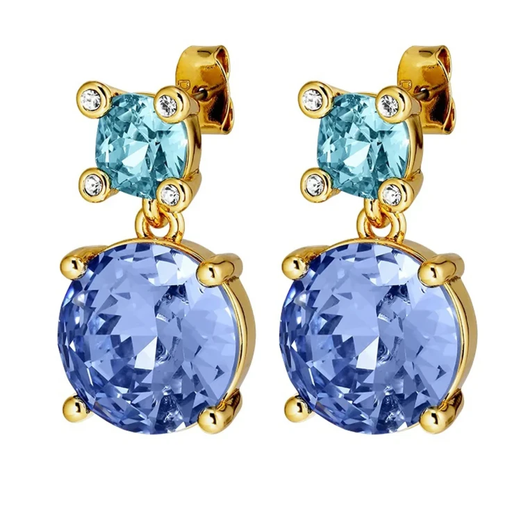 Серьги Dyrberg Kern NICOLA SG LIGHT BLUE / AQUA 440010