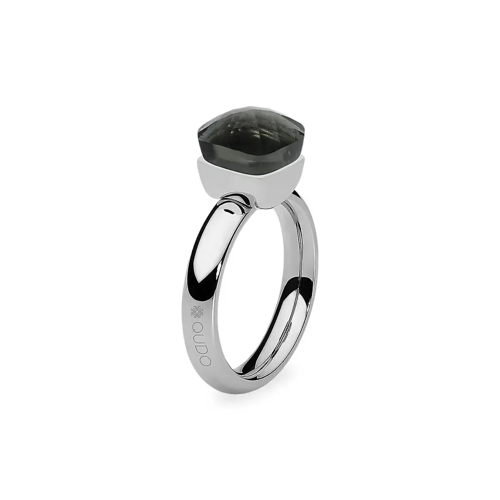 Кольцо Qudo Firenze smoky quartz 16.5 мм 610121 BW/S