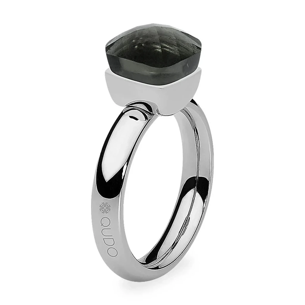 Кольцо Qudo Firenze smoky quartz 16.5 мм 610121 BW/S