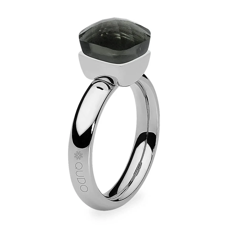 Кольцо Qudo Firenze smoky quartz 16.5 мм 610121 BW/S