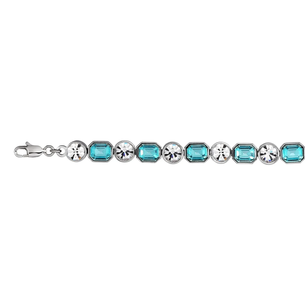 Браслет Dyrberg Kern ALAYA SS AQUA / CRYSTAL 460031
