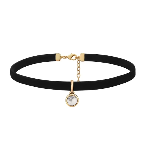 Чокер Possebon White Howlite B0111.2 BW/G