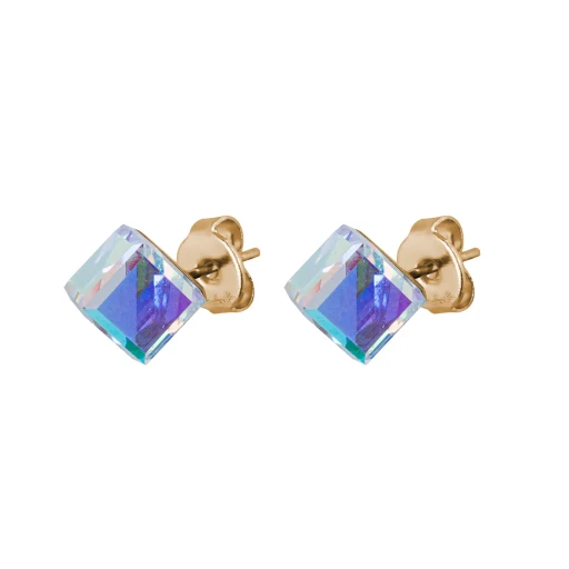 Fiore Luna Пусеты Crystal AB SWE0127/2 AB G