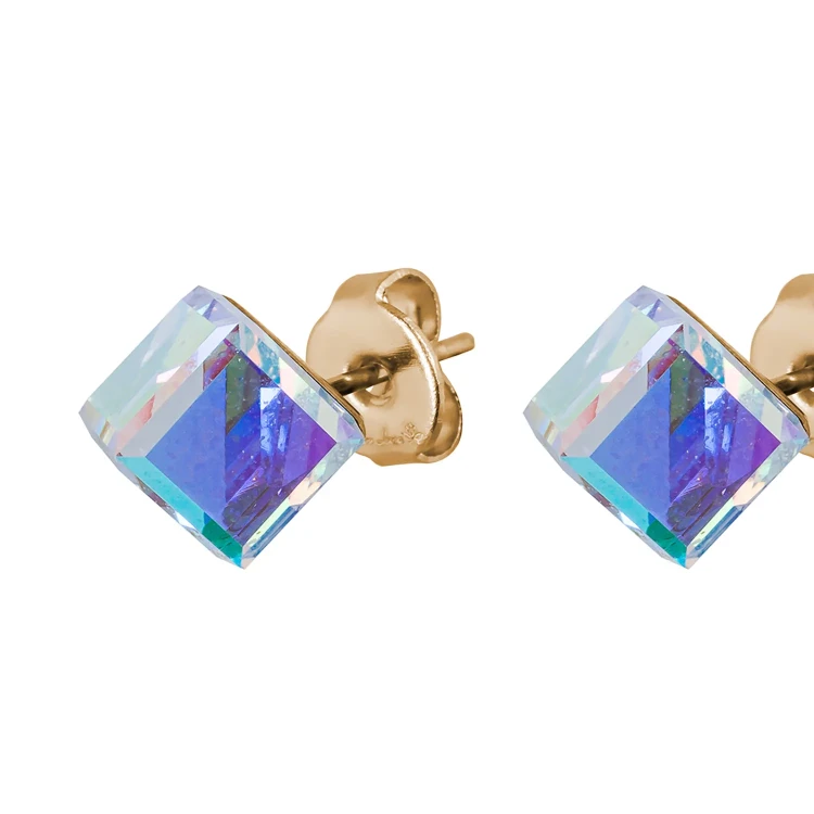 Fiore Luna Пусеты Crystal AB SWE0127/2 AB G