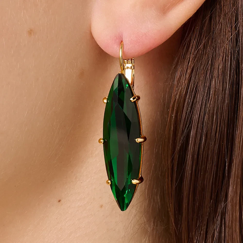 Серьги Dyrberg Kern KALAY SG EMERALD GREEN 470007