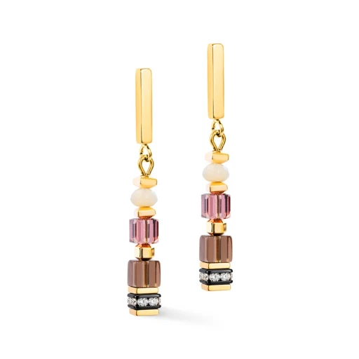 Серьги Coeur de Lion Red-Beige 3041/21-0310
