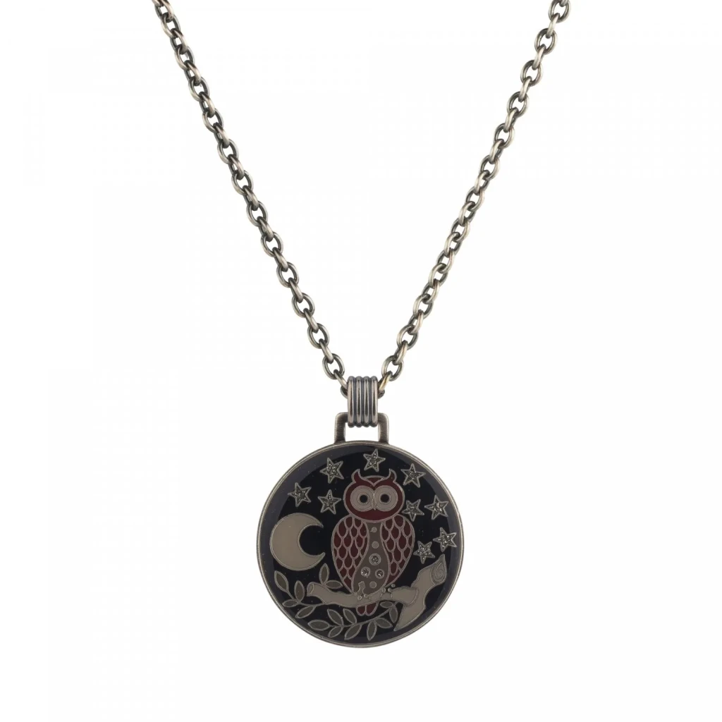 Колье Clara Bijoux Сова B26118-18 BW