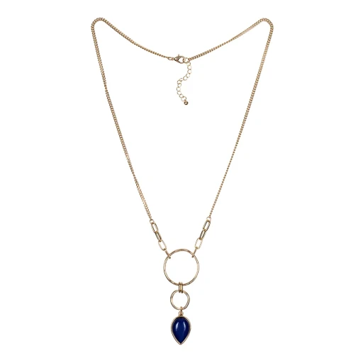 Колье Fiore Luna NATURAL LAPIS LN3171-2 BL/G