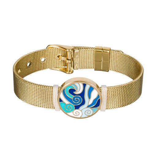 Браслет Fiora Luna на металическом ремешке CB03784-1 G