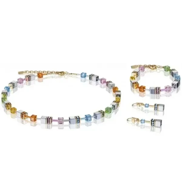 Колье Coeur de Lion Multicolour Pastel 4015/10-1522