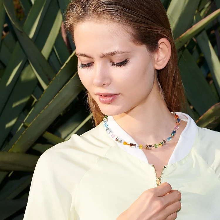 Колье Coeur de Lion Multicolour Pastel 4015/10-1522