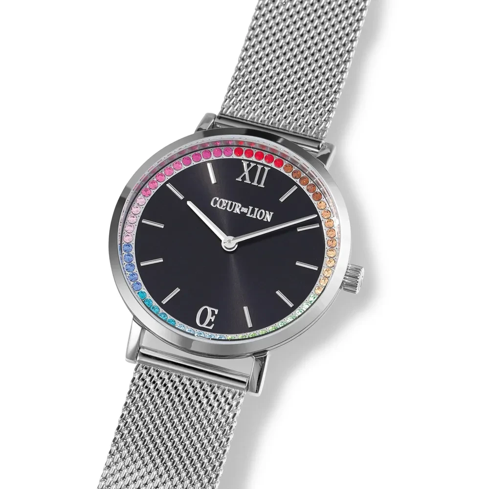 Часы Coeur de Lion Silver-Black 7650/70-1713