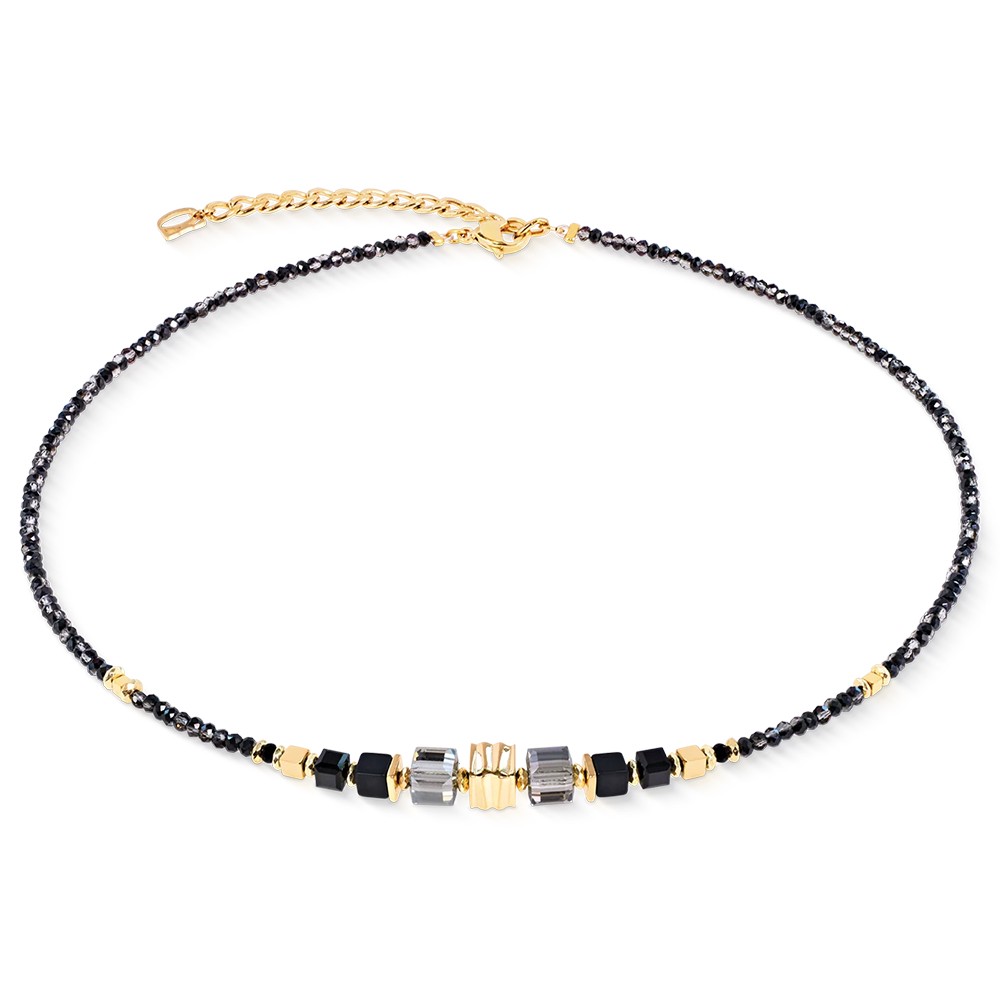 Колье Coeur de Lion Black-Gold 3044/10-1316