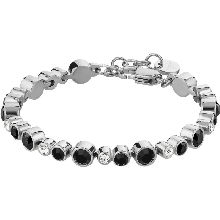 Браслет Dyrberg Kern TERESIA SS BLACK / CRYSTAL 430144