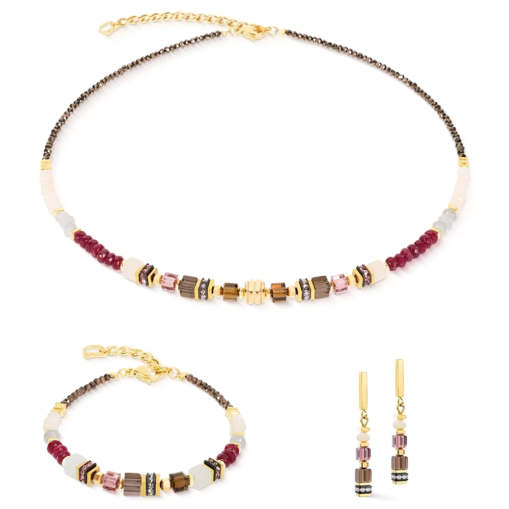 Колье Coeur de Lion Red-Beige 3041/10-0310
