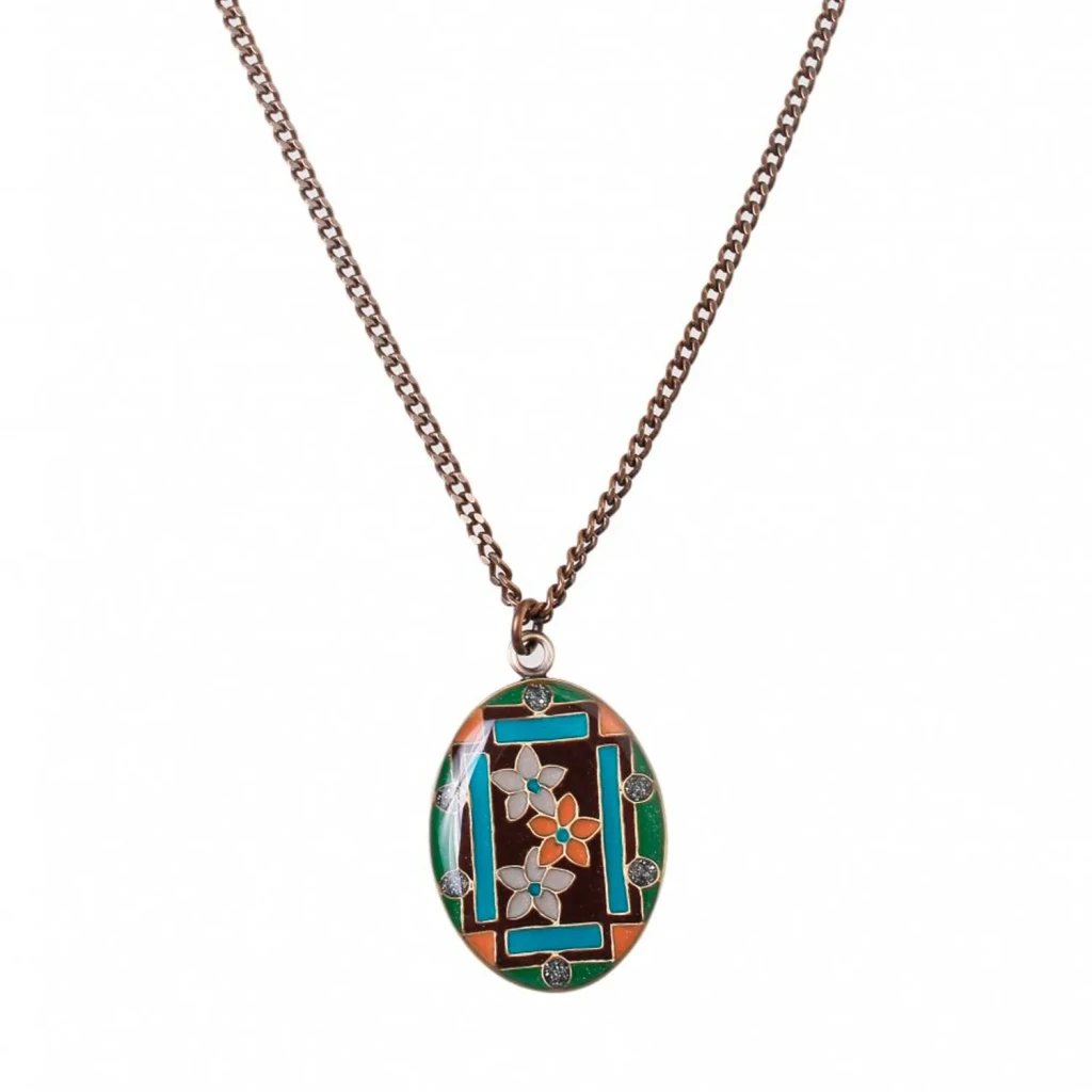 Колье Clara Bijoux Незабудки B75786-6D BR