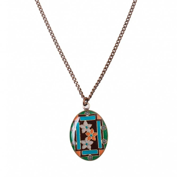 Колье Clara Bijoux Незабудки B75786-6D BR