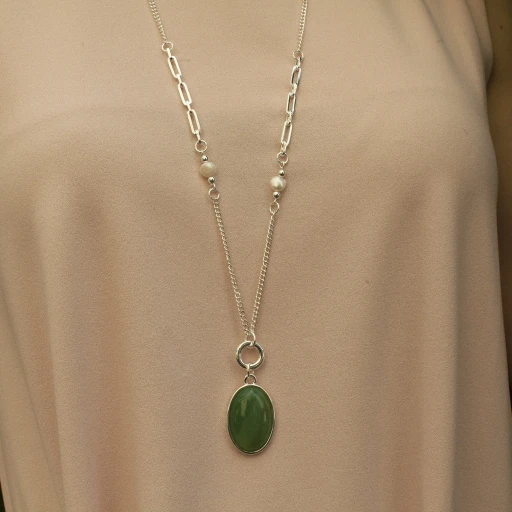 Колье Fiore Luna GREEN AVENTURINE LN5155 G/S