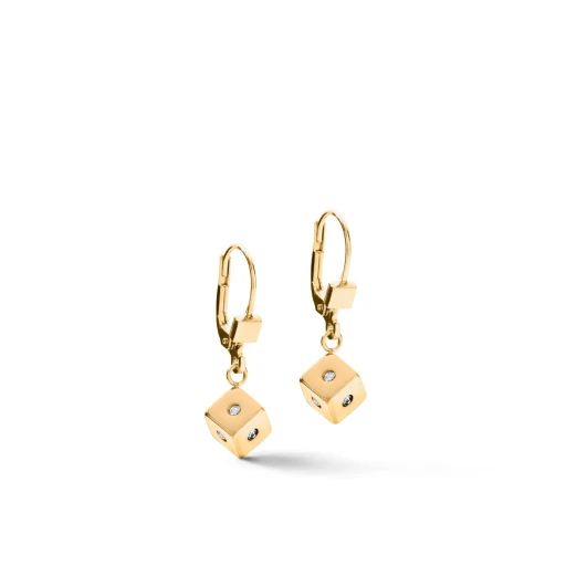 Серьги Coeur de Lion Light Blue-Gold 5080/20-0745