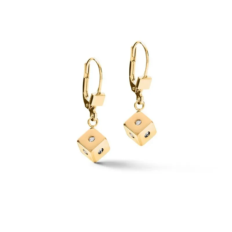 Серьги Coeur de Lion Light Blue-Gold 5080/20-0745