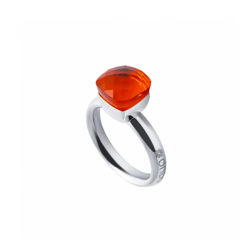 Кольцо Qudo Firenze orange glow 18 мм 611933 BR/S