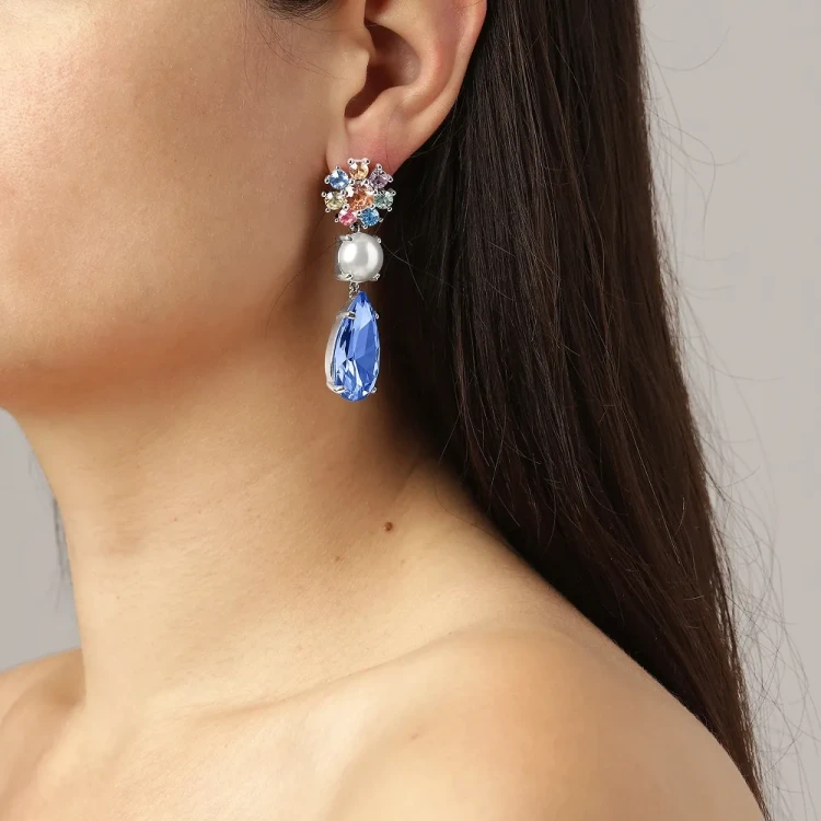 Серьги Dyrberg Kern MISIA SS LIGHT BLUE_PASTEL 460514
