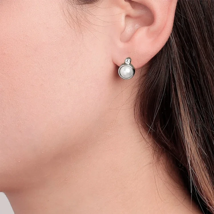 Серьги Dyrberg Kern LONDON SS WHITE PEARL 361054