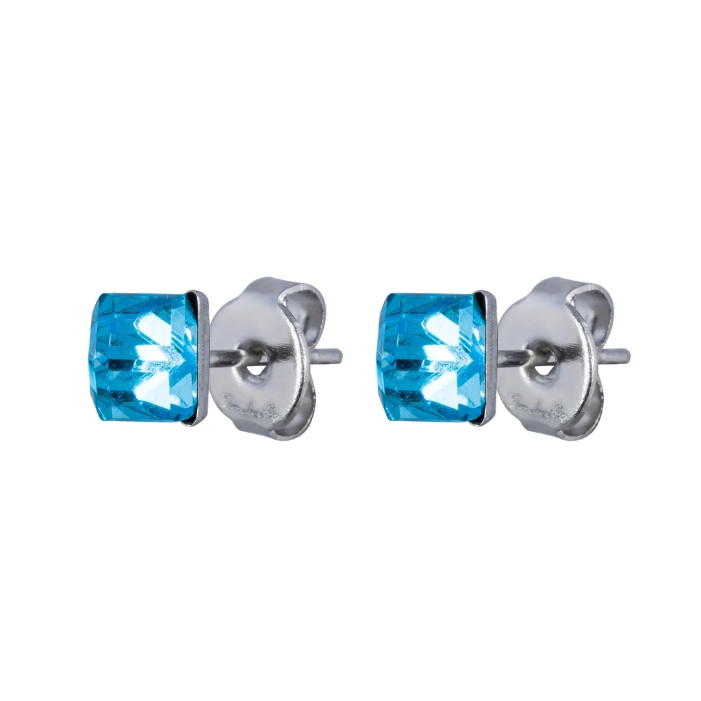 Пусеты Aquamarine Fiore Luna SWE2127/1 A S