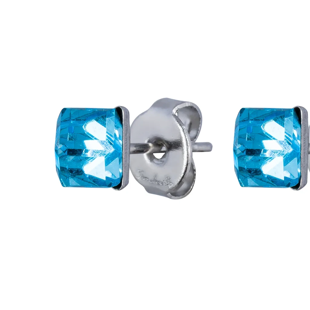Пусеты Aquamarine Fiore Luna SWE2127/1 A S