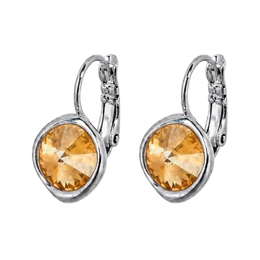 Серьги Light Topaz Shimmer A1902.17 BR/S Fiore Luna