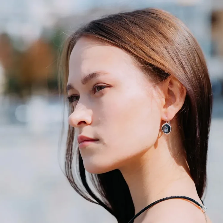 Серьги Fiore Luna Sky Ignite A1902.M21 BL/S