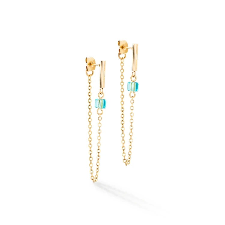 Серьги Coeur de Lion Multicolour Gold 5076/21-1516