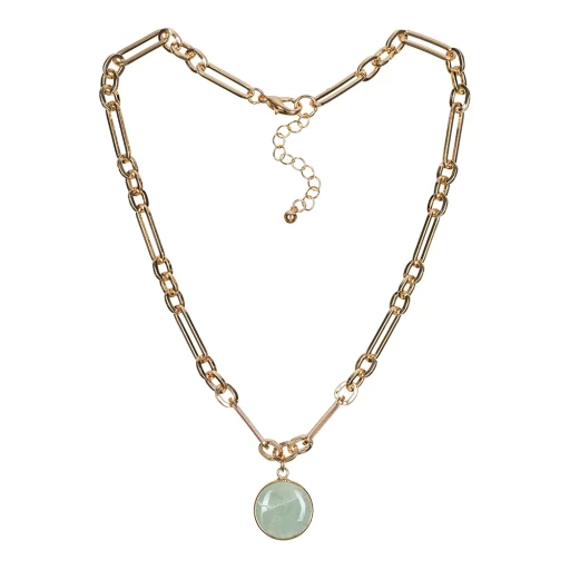 Колье Fiore Luna GREEN AVENTURINE LN5150 G/G
