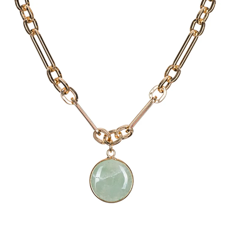 Колье Fiore Luna GREEN AVENTURINE LN5150 G/G