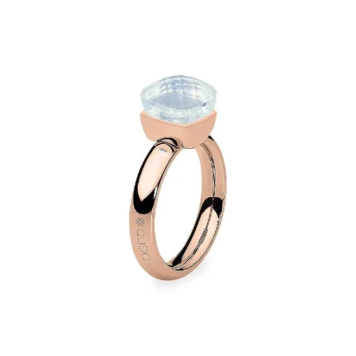 Кольцо Qudo Firenze arctic blue opal 17.2 мм 612184 BL/RG