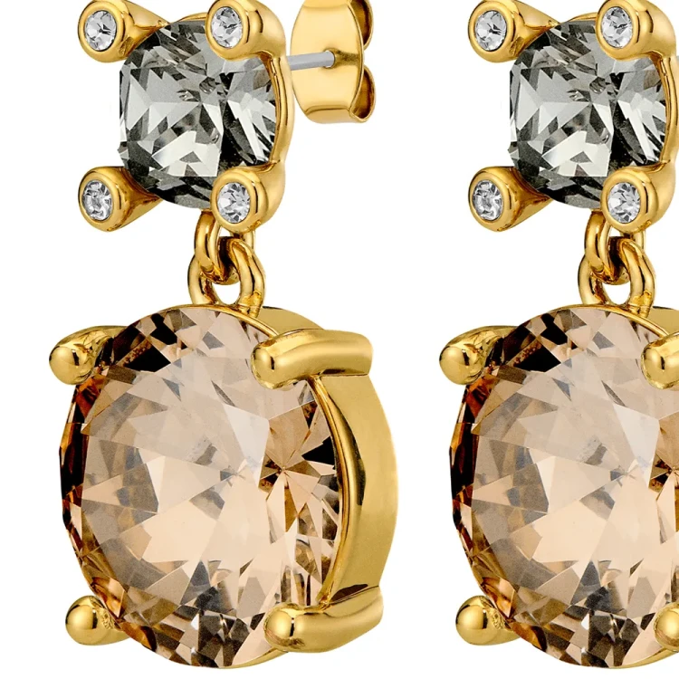 Серьги Dyrberg Kern NICOLA SG GREY/GOLDEN 450148