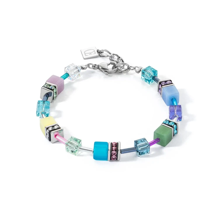 Браслет Coeur de Lion Multicolour Pastel Silver 2838/30-1580