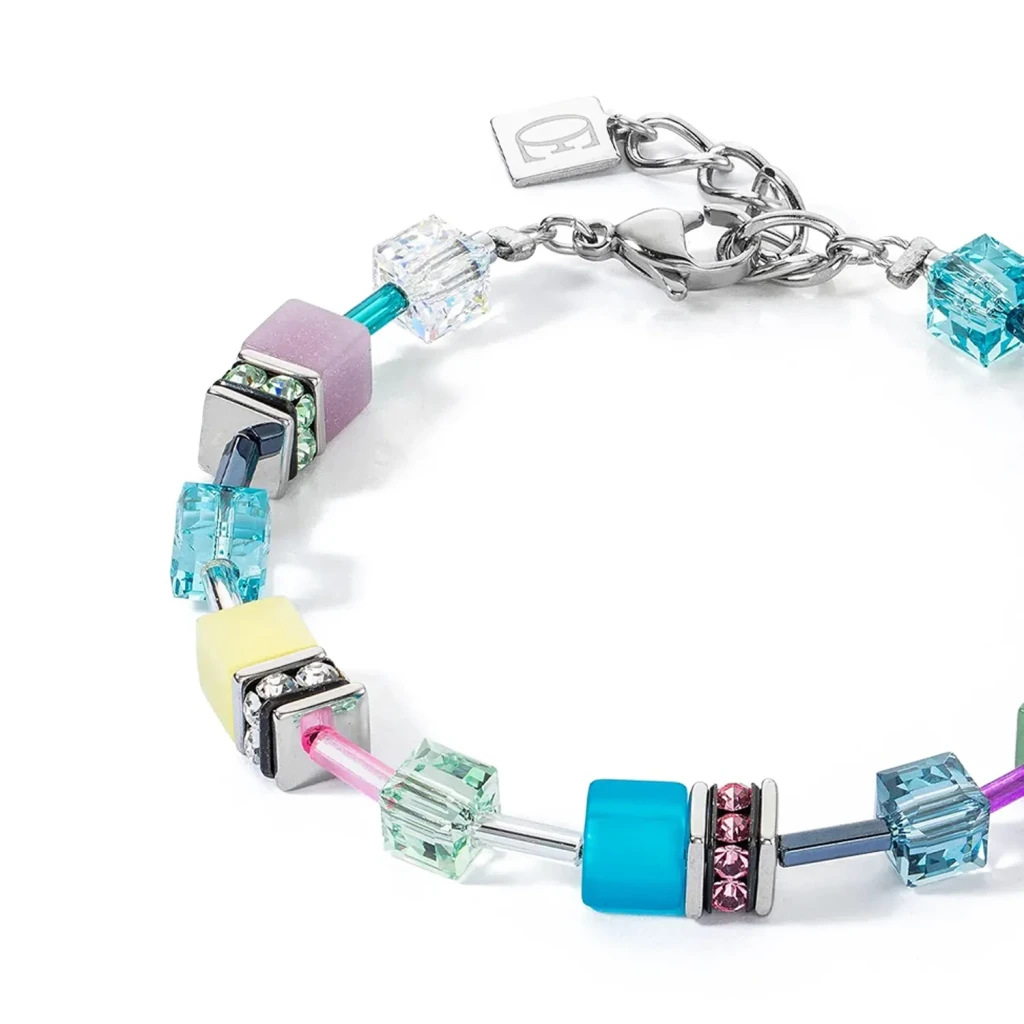 Браслет Coeur de Lion Multicolour Pastel Silver 2838/30-1580