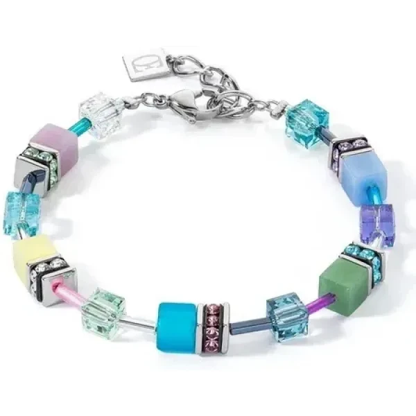 Браслет Coeur de Lion Multicolour Pastel Silver 2838/30-1580