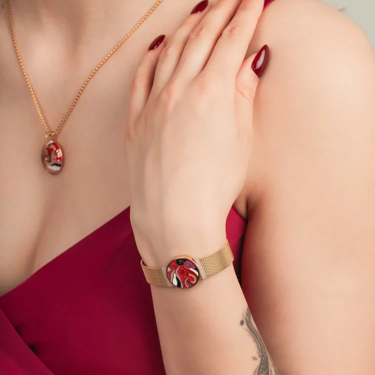 Браслет Fiora Luna на металическом ремешке CB03784-2 G