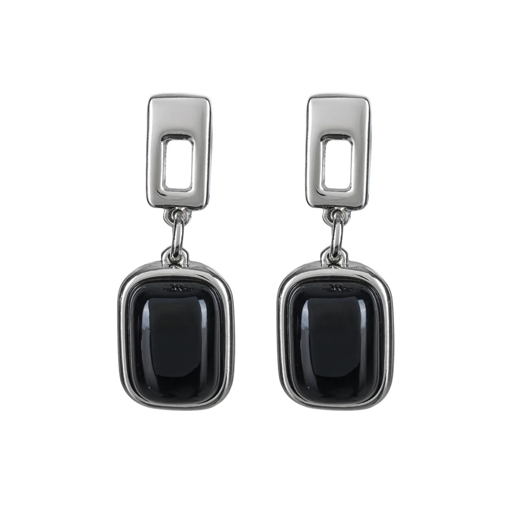 Серьги Possebon Agata Preto A0360.4 S