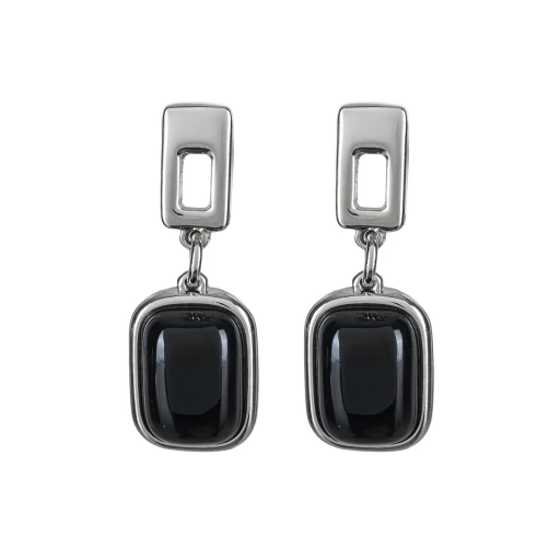 Серьги Possebon Agata Preto A0360.4 S