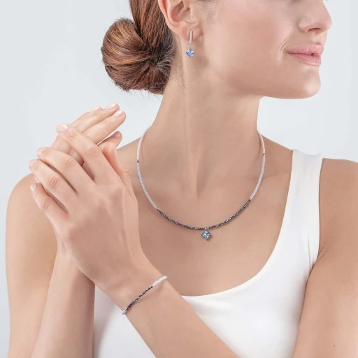 Браслет Coeur de Lion Light Blue-Silver 6006/30-0741