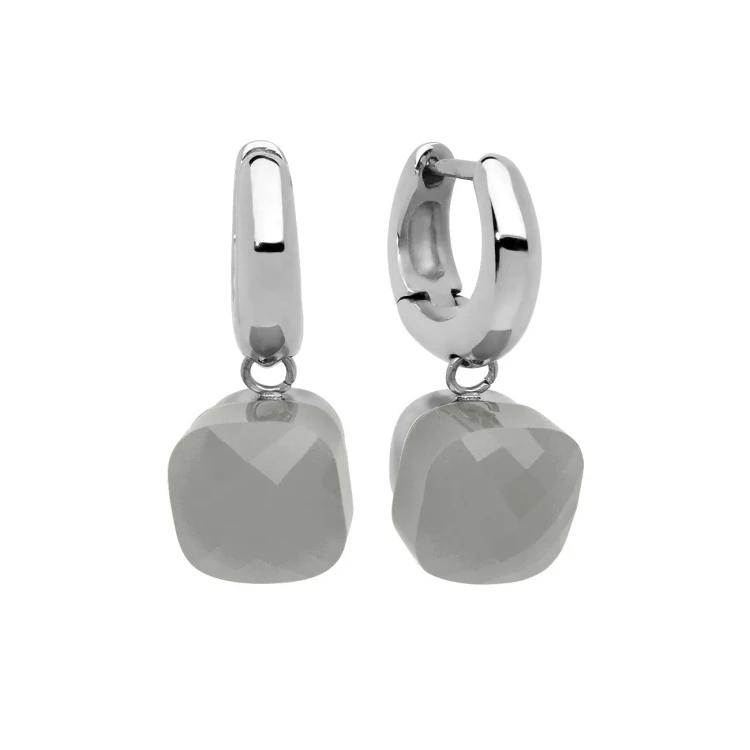 Серьги Qudo Firenze Grey 300072 BW/S